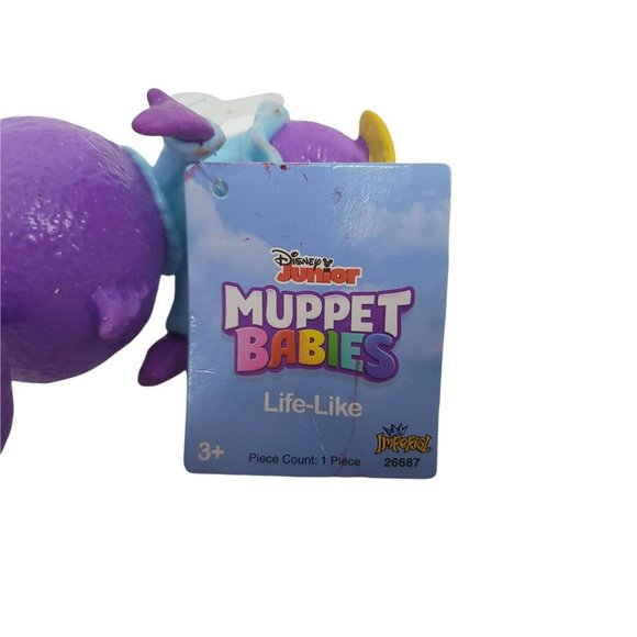 Disney Junior Summer Penguin Muppet Babies Life Like Imperial Toy Purple Blue - Picture 6 of 7
